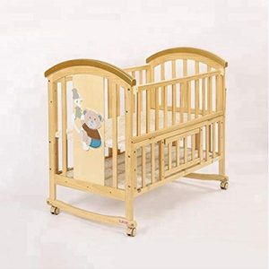 Abracadabra 2 in 1 Wooden Baby Crib