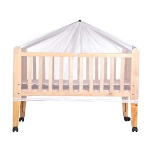 Mee Mee Foldable Baby Wooden Cot Bed