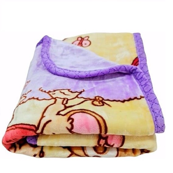 SAI-ENTERPRISES Baby Blankets New Born Pack of Double Layered Supersoft Mink AC Blanket